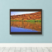 Toile Le lac Wadi Namar (Insitu (Plancher de Bois))