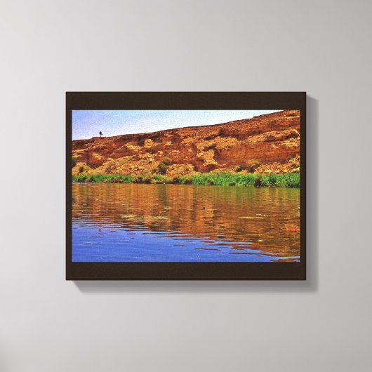 Toile Le lac Wadi Namar (Recto)