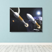 Toile Le lanceur d'équipage Ares I (Insitu (Plancher de Bois))