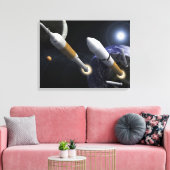 Toile Le lanceur d'équipage Ares I (Insitu(Salon))
