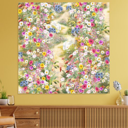 Toile le langage des fleurs (Insitu(Salon))