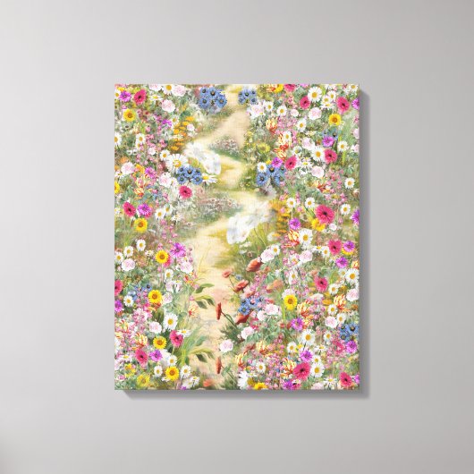 Toile le langage des fleurs (Recto)