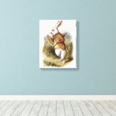 Toile Le lapin blanc - Alice au pays des merveilles (Insitu (Plancher de Bois))