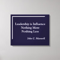 Le leadership est influence Tableaux minimalistes