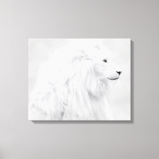 Toile le lion blanc (Recto)