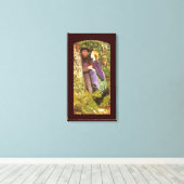 Toile Le long Fiançailles d'Arthur Hughes, Art Vintage (Insitu (Plancher de Bois))