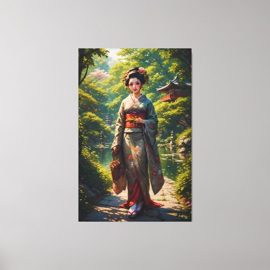 Toile Le Maiden du jardin vert (Recto)