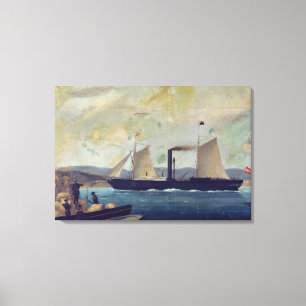 Toile Le "Mallorcan", bateau sur lequel George Sand et