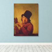 Toile Le mangeur de jambon (Insitu (Plancher de Bois))