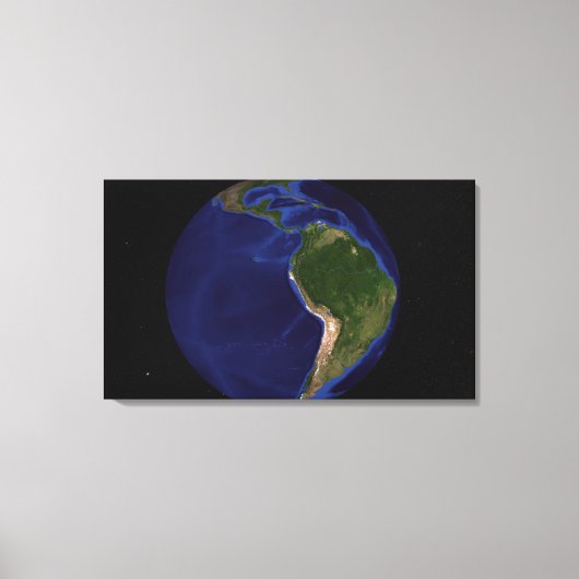 Toile Le marbre bleu Nouvelle génération Terre 8 (Recto)