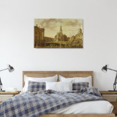 Toile Le marché Alter avec l'église de St. (Insitu(Chambre))
