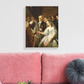 Toile Le mariage arrangé, 1862 (Insitu(Salon))