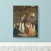 Toile Le Mariage de Stephen Beckingham et Mary Cox (Insitu (Plancher de Bois))