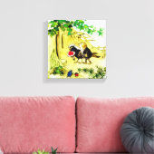 Toile Le mariage d'oiseau (Insitu(Salon))