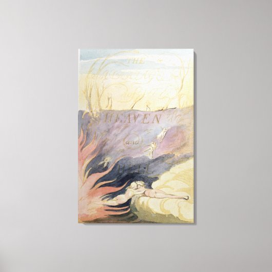 Toile Le mariage du ciel et de l'enfer (Recto)