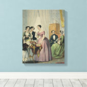 Toile Le Mariage Présente (Insitu (Plancher de Bois))