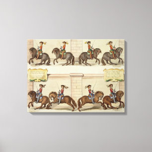 Toile Le marquis de Newcastle à cheval Demonstratin