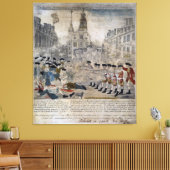 Toile Le massacre de Boston par Paul Revere 1770 (Insitu(Salon))