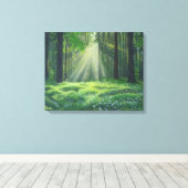 Toile "Le matin a rompu" (Insitu (Plancher de Bois))