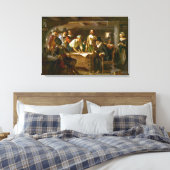 Toile Le Mayflower Compact 1620 Jean Leon Ferris (Insitu(Chambre))