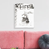 Toile Le Mayflower, couverture de 'Life' (Insitu(Salon))