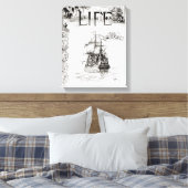 Toile Le Mayflower, couverture de 'Life' (Insitu(Chambre))