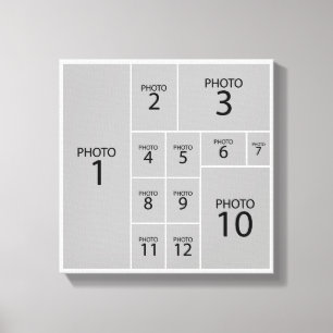 Toile Le meilleur créateur de collages Créez 12 photos