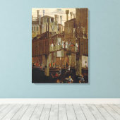 Toile Le miracle de la relique de la Sainte Croix, détai (Insitu (Plancher de Bois))