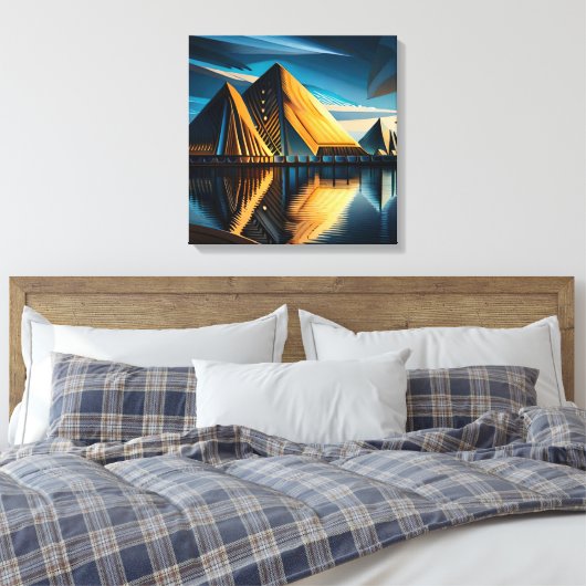 Toile Le mirage d'Atlantis (Insitu(Chambre))