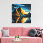 Toile Le mirage d'Atlantis (Insitu(Salon))