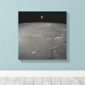 Toile Le module lunaire Apollo 12 Intrepid (Insitu (Plancher de Bois))