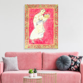 Toile Le moine Ruodprehet présentant son livre (Insitu(Salon))