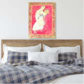 Toile Le moine Ruodprehet présentant son livre (Insitu(Chambre))