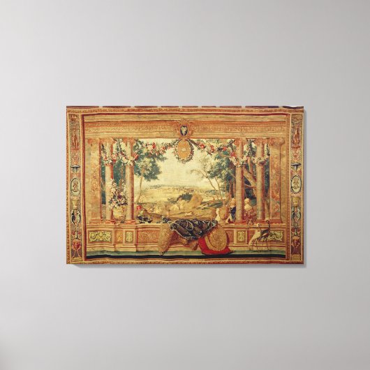 Toile Le mois de juin/ Château de Fontainebleau (Recto)