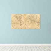 Toile Le monde 3 (Insitu (Plancher de Bois))