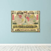 Toile Le monde à un point de vue (Insitu (Plancher de Bois))