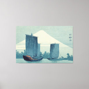 Toile Le monde flottant du Japon vintage Ukiyo-e Art