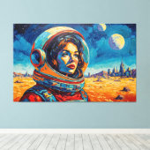 TOILE LE MONDE QUE NOUS AVONS DÉCOUVERT 16 (Insitu (Plancher de Bois))
