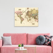 Toile Le monde sur la projection de Mercator (Insitu(Salon))