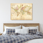Toile Le monde sur la projection de Mercator (Insitu(Chambre))