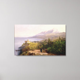 Toile Le mont Athos et le monastère de Stavroniketes, 18