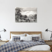 Toile Le mont des Oliviers, du mont Sion (Insitu(Chambre))
