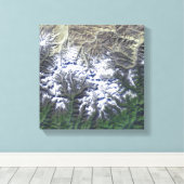Toile Le mont Everest (Insitu (Plancher de Bois))