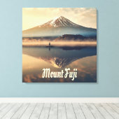 Toile Le Mont Fuji (Insitu (Plancher de Bois))