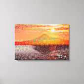 Toile Le Mont Fuji III par Rofey (Recto)