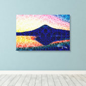 Toile Le Mont Fuji IV par Rofey (Insitu (Plancher de Bois))