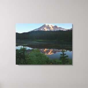 Toile Le Mont Rainier reflété Sunrise II