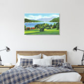 Toile Le Mont Whiteface du lac à distance (Insitu(Chambre))