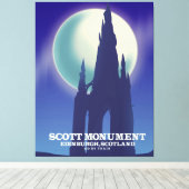 Toile Le monument Scott, Édimbourg, Ecosse (Insitu (Plancher de Bois))