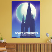 Toile Le monument Scott, Édimbourg, Ecosse (Insitu(Salon))